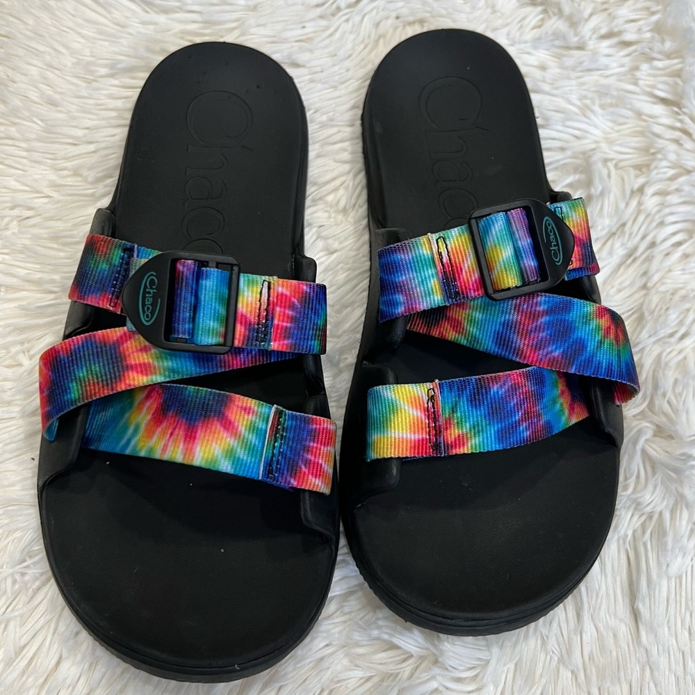 Chaco‎ Chillo slide sandals tie dye size 6